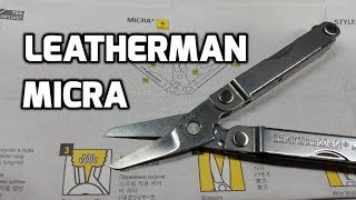 Leatherman Micra Multitool Review for EDC Every Day Carry [upl. by Methuselah]