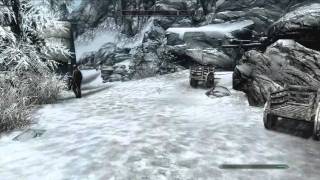 Skyrim Invisible Chest in Dawnstar Tutorial [upl. by Charita]