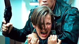 TERMINATOR 2 3D quotT800 VS T1000quot 2017 4K Scene T2 Hallway Movie Clip HD [upl. by Alyaj]