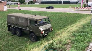 Pinzgauer 6x6 am testen die ersten Fahrversuche wo sind die Gänge [upl. by Eronaele]