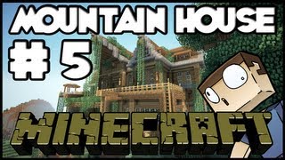 Minecraft Lets Build Mountain House  Part 5 [upl. by Walford583]