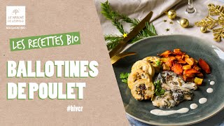 Ballotines de poulet sauce morilles [upl. by Syxela211]