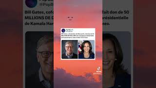 L’énorme don de Bill Gates à Kamala Harris  🇺🇸 [upl. by Etnahs756]