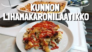 Kunnon Lihamakaronilaatikko Macaroni Casserole  English Recipe in the Description [upl. by Enitsyrk]