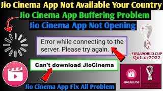 🥺Jio Cinema Buffering Problem  Jio Cinema Not Working  Jio Cinema App Not Available Your Country [upl. by Jada]