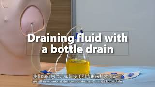 Indwelling Pleural Catheter Instructional Video Drainage Bottle [upl. by Eanram]