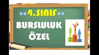 4Sınıf Matematik Bursluluk Sınavlarına HazırlıkYardımcı Öğretmen [upl. by Bevon453]