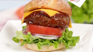 Beef Hamburger Recipe Homemade Beef Patties and Easy Hamburger Sauce  Cooking with Dog [upl. by Cudlip]