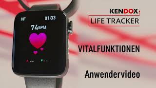 Kendox Life Tracker  Vitalfunktionen  Anwendervideo  MediaShopTV [upl. by Tletski]