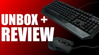 CM Storm Devastator  LED Gaming Keyboard and Mouse Combo Bundle Unboxing  Review [upl. by Michaeu598]