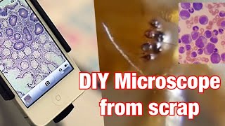 DIY Microscope from old CD player or laser pointer  25frames  tech videos [upl. by Idnak]