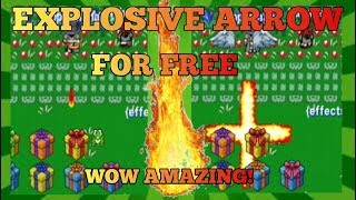 ✔Graal Classic OnlineHow to Use and Get Explosive Arrow Its FREE just need bomb and bow [upl. by Lithea]