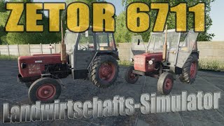 LS19 Modvorstellung LandwirtschaftsSimulator ZETOR 6711 V1000 [upl. by Hammad]