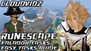 Runescape Falador Easy Tasks Guide HD [upl. by Norret]