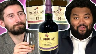 Irish People Try Redbreast Irish Whiskey [upl. by Aissatsana384]