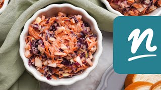 Coleslaw az amerikaiak világhírű káposztasalátája recept  Nosalty [upl. by Leuams802]