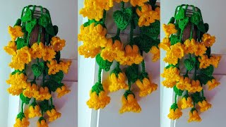 RAMO 💐 de flores 🌺 tejidas a crochet PASO A PASO en español [upl. by Sievert]