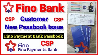 Fino Bank Passbook Issue 2024  Fino Payment Bank Csp Passbook Issue Kaise Kare  Fino Bank Passbook [upl. by Birkett]