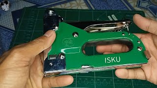 Review Staple Gun ISKU 3 IN 1 [upl. by Einahpetse295]