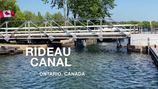 Driving A Boat Through The Rideau Canal Locks [upl. by Thierry804]