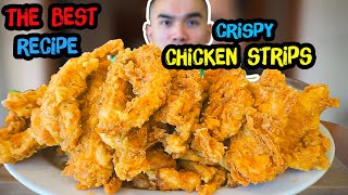 How to make Crispy CHICKEN STRIPS  TENDERS  FINGERS [upl. by Kira]