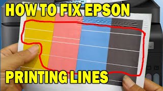 HOW TO REMOVE LINES IN PRINTING EPSON IF PERFORMING PRINTHEAD CLEANING DOESNT FIX IT [upl. by Carlos819]