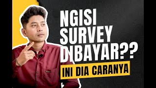 Isi Survey Dapat Uang  Terbukti Di Bayar Cuma Ngisi Soal Doang [upl. by Serolod]