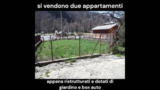 Appartamenti con giardino ristrutturati in vendita Usseglio centro [upl. by Introc]