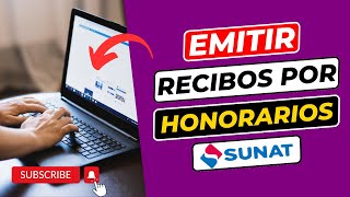 ✅ Paso a Paso  Cómo Emitir Recibo por Honorario Electronico al Contado y a Crédito SUNAT 2023 [upl. by Oettam]