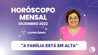 Horóscopo Capricórnio Dezembro 2022 ♑ [upl. by Ehtylb]