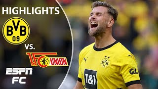 Borussia Dortmund vs Union Berlin  Bundesliga highlights  ESPN FC [upl. by Ahsienor]