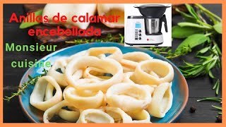 Anillas de calamar encebolladas en monsieur cuisine plus [upl. by Sasha274]