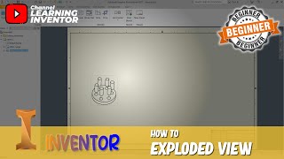 How To Do Exploded View In Inventor [upl. by Ariaet778]