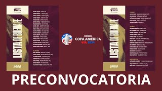 La Vinotinto ya tiene su lista preliminar para la Copa América Estados Unidos 2024 [upl. by Aztiray]