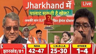 jharkhand exit poll 2024 live [upl. by Eseneg]