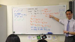 Logarithm Laws 2 of 3 Subtracting logarithms [upl. by Storfer]