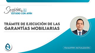 TRÁMITE DE EJECUCIÓN DE LAS GARANTÍAS MOBILIARIAS [upl. by Atokad582]