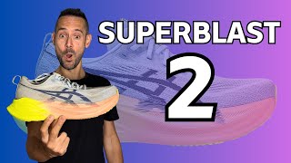 ¿Es la Zapatilla PERFECTA 👟 Asics SUPERBLAST 2 Review ✅ [upl. by Nauh]