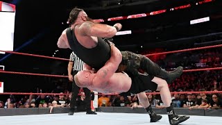 FULL MATCH — Brock Lesnar vs Braun Strowman No Mercy [upl. by Arikehs387]