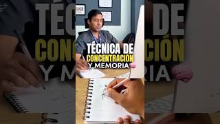 Si se te dificulta estar concentrado necesitas esta técnica 🫢 [upl. by Lakim993]