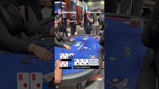 EPT Prague Main Event Final Table Bubble Bust 🫧  eptprague pokernews [upl. by Assilak377]