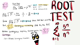 Does the series converge or diverge Root Test RU CALC 152 [upl. by Bernelle]