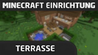 Minecraft Einrichtung Terrasse [upl. by Sudnac]