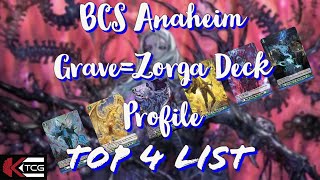 BCS Anaheim Top 4 GraveZorga Deck Profile Cardfight Vanguard Overdress [upl. by Guilbert792]