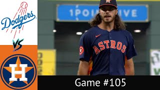 Astros VS Dodgers Condensed Game 72824 [upl. by Atikahs]