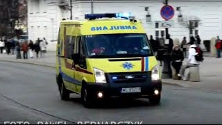 Ford Transit  Medicor  Warszawa alarmowo  FSV AS320 [upl. by Agon717]