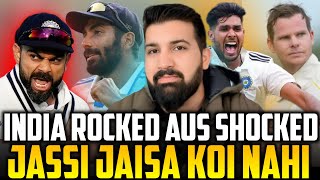 AUS ki watt lag gai  Jassi jaisa koi nah amazing display of fast bowling by India [upl. by Alisun]