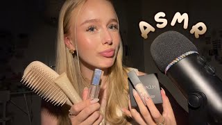 ASMR sephora haul amp my favorite makeup  tapping whispering [upl. by Ardnaeel]