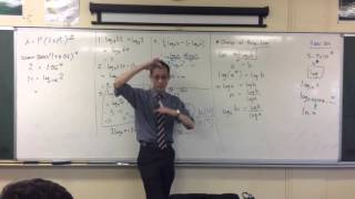 Logarithms Review 3 of 4 Using Logs to answer Compound Interest Questions [upl. by Derte]