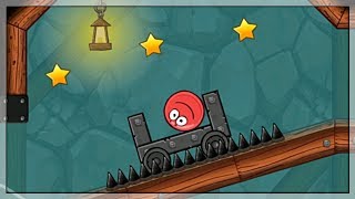 Gry na Androida Red Ball 4 GameplayWalkthrough i Walka z Bossem 5 [upl. by Enelhtak]